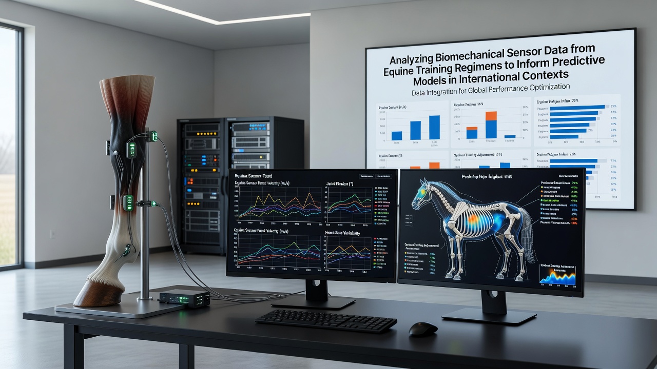 Dashboard displaying real-time equine sensor analytics and predictive race outcome probabilities