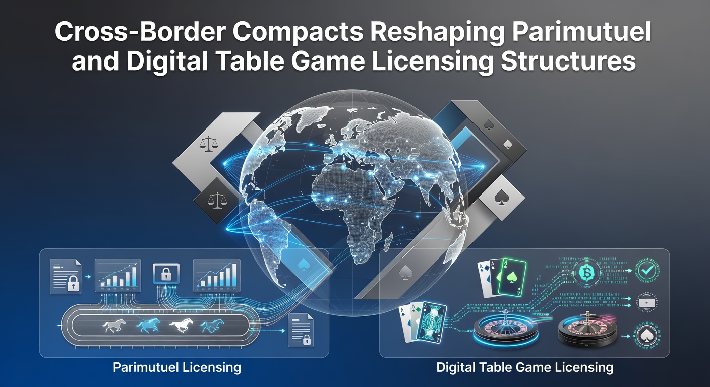 Digital gambling platform interface displaying licensed table games under a cross-border regulatory framework